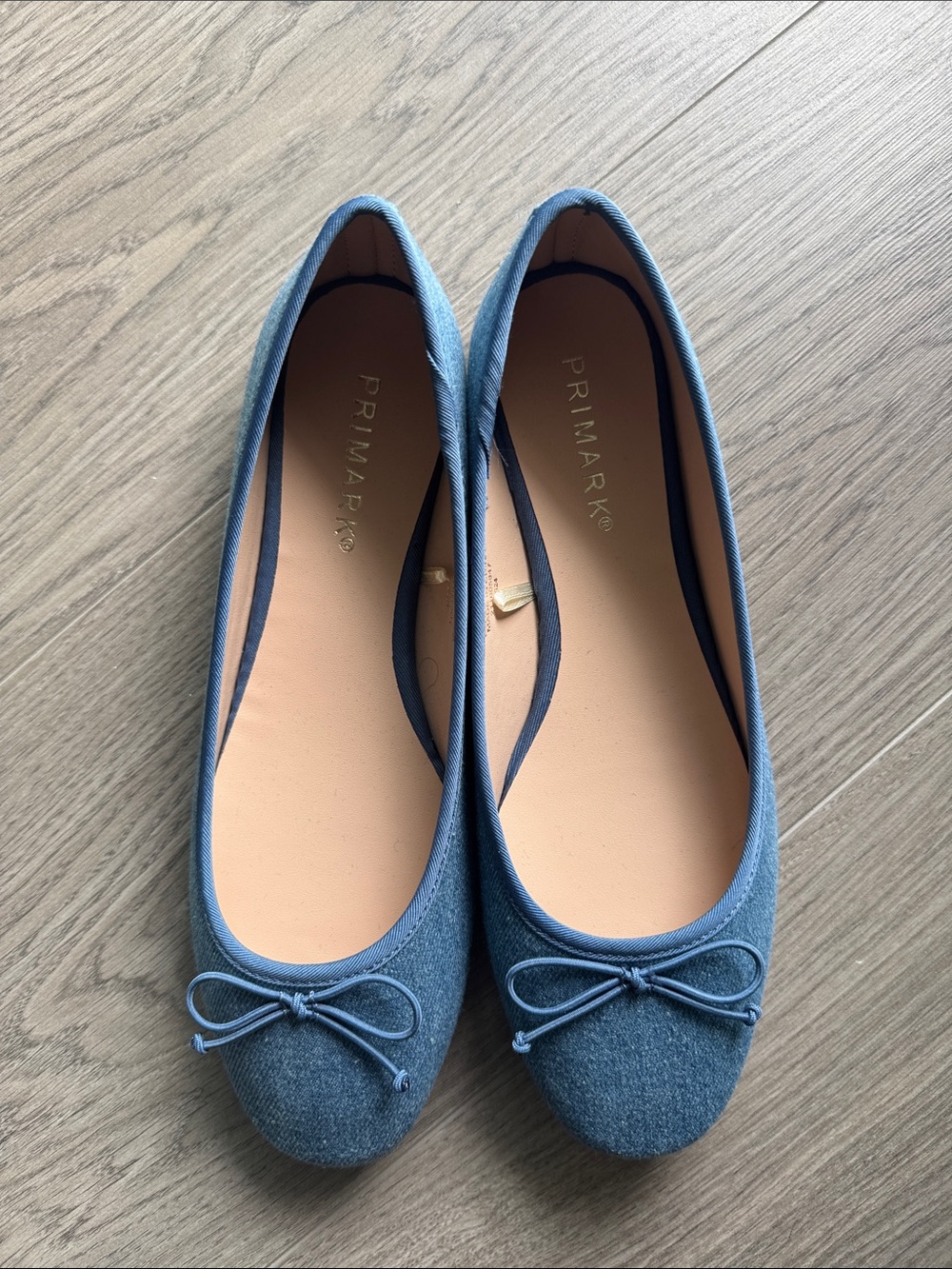 DENIM BOW FLATS - Picture 4 of 5